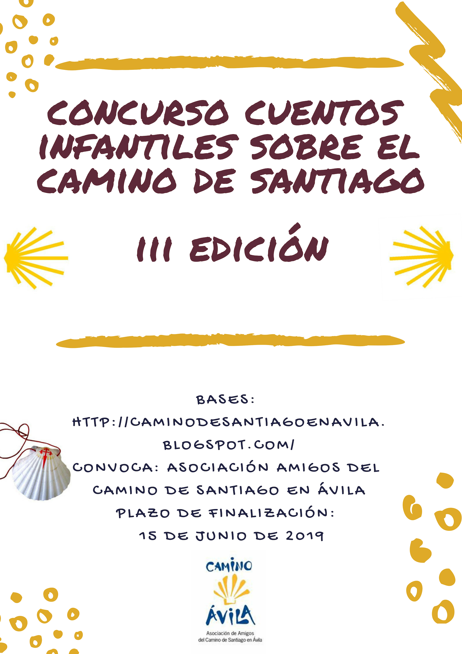 EDICIÓN DEL III CONCURSO DE CUENTOS INFANTILES SOBRE EL CAMINO DE SANTIAGO.