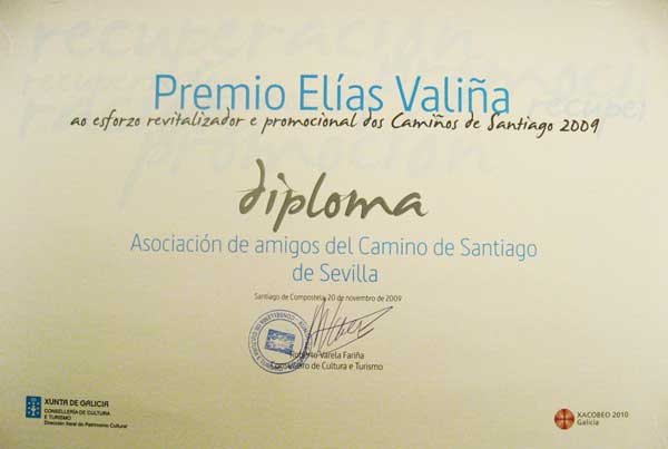 Diploma Premio Elias Valiña 2009